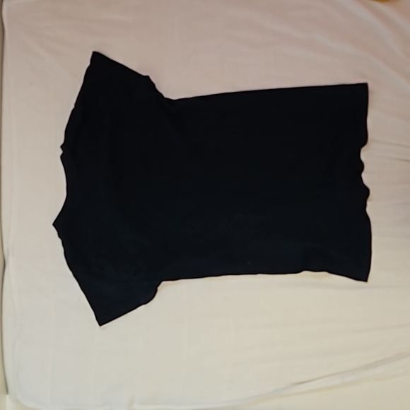 Brandy Melville Navy Blue T Shirt Top Tight One Size - Picture 3 of 9